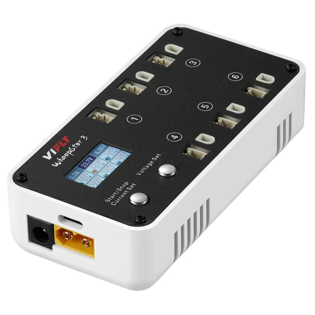VIFLY WhoopStor 3 6-Port 1S LiHV/LiPo Battery Charger
