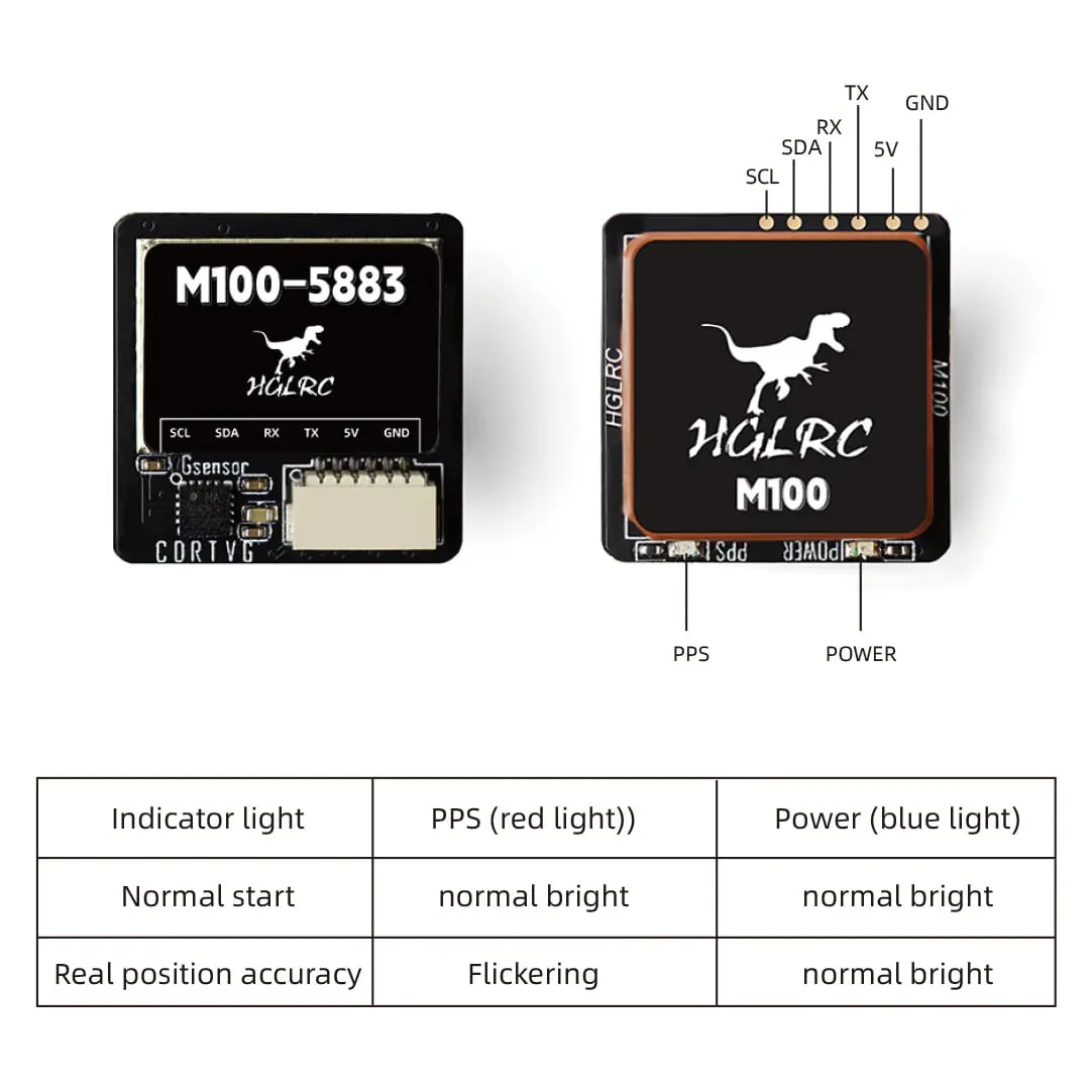 HGLRC M100 Pro GPS with Compass