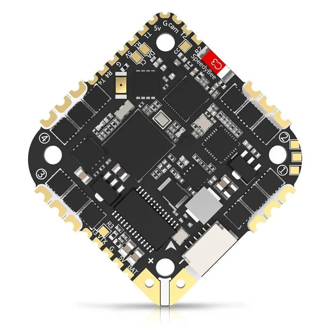 SpeedyBee F745 35A BLHeli_S AIO Flight Controller, 25.5x25.5