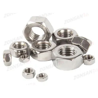Metric 304 Stainless Steel Hex Nut (20pcs)