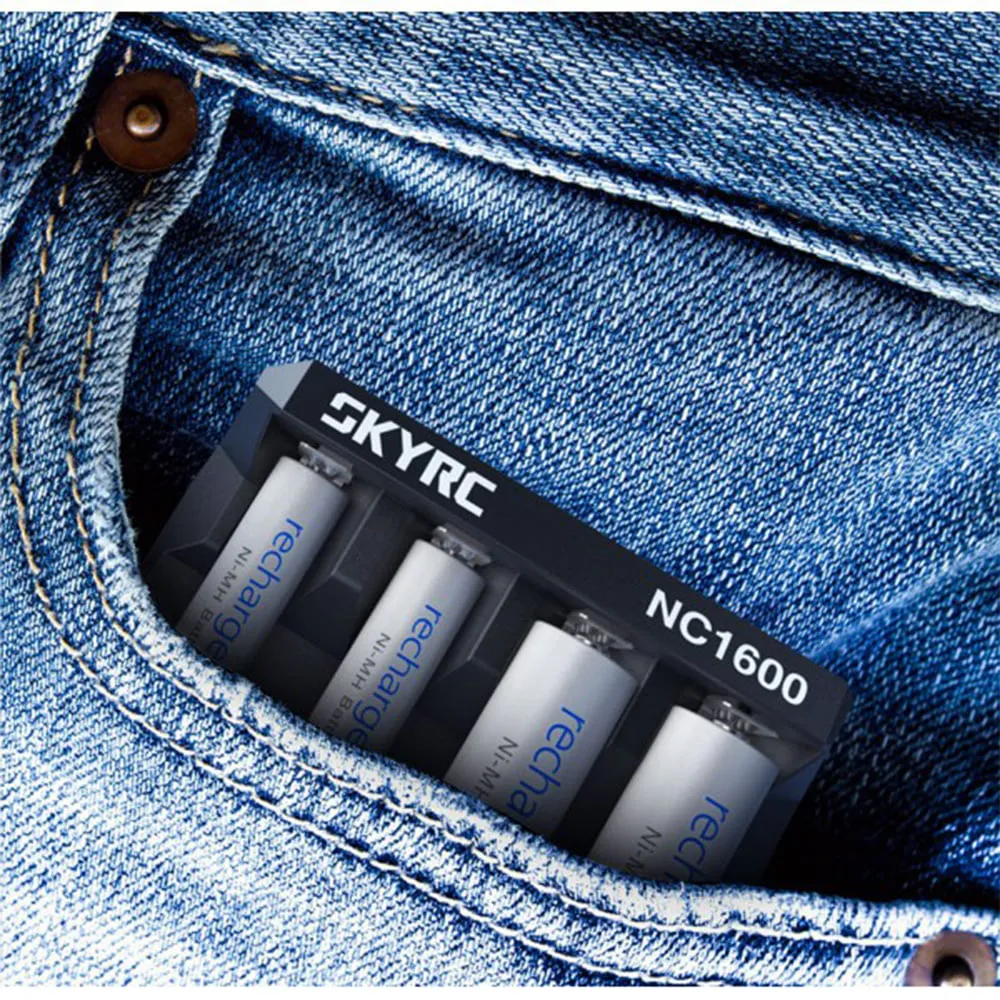 SkyRC NC1600 Smart 4-Slot AA/AAA Charger and Analyzer