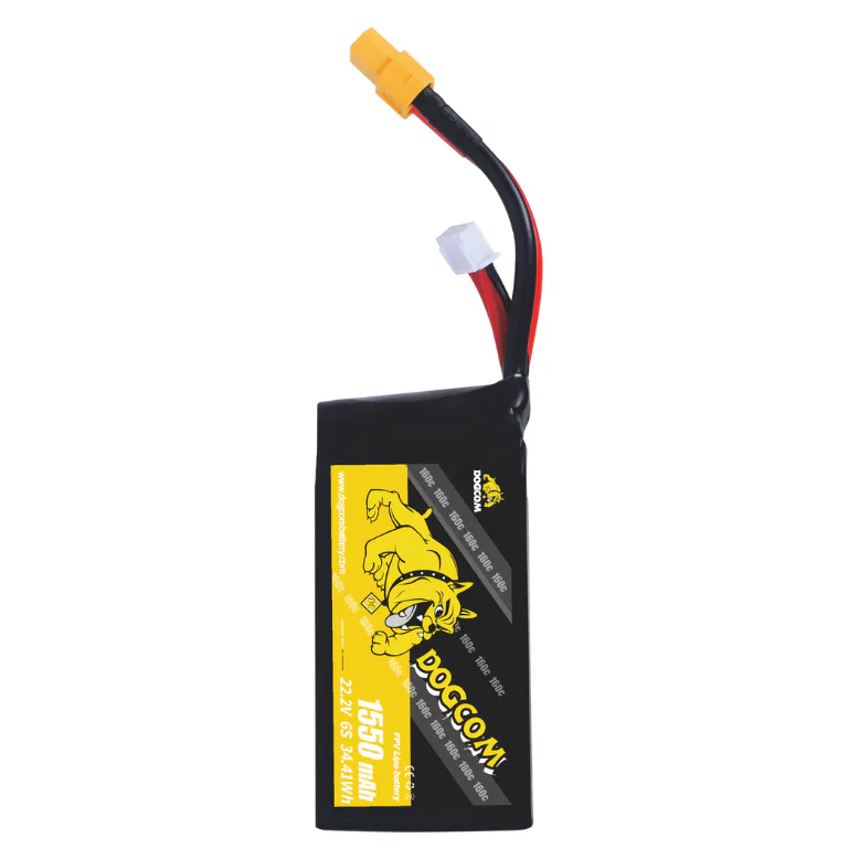 DOGCOM 6S 1550mAh 160C LiPo Battery (XT60)