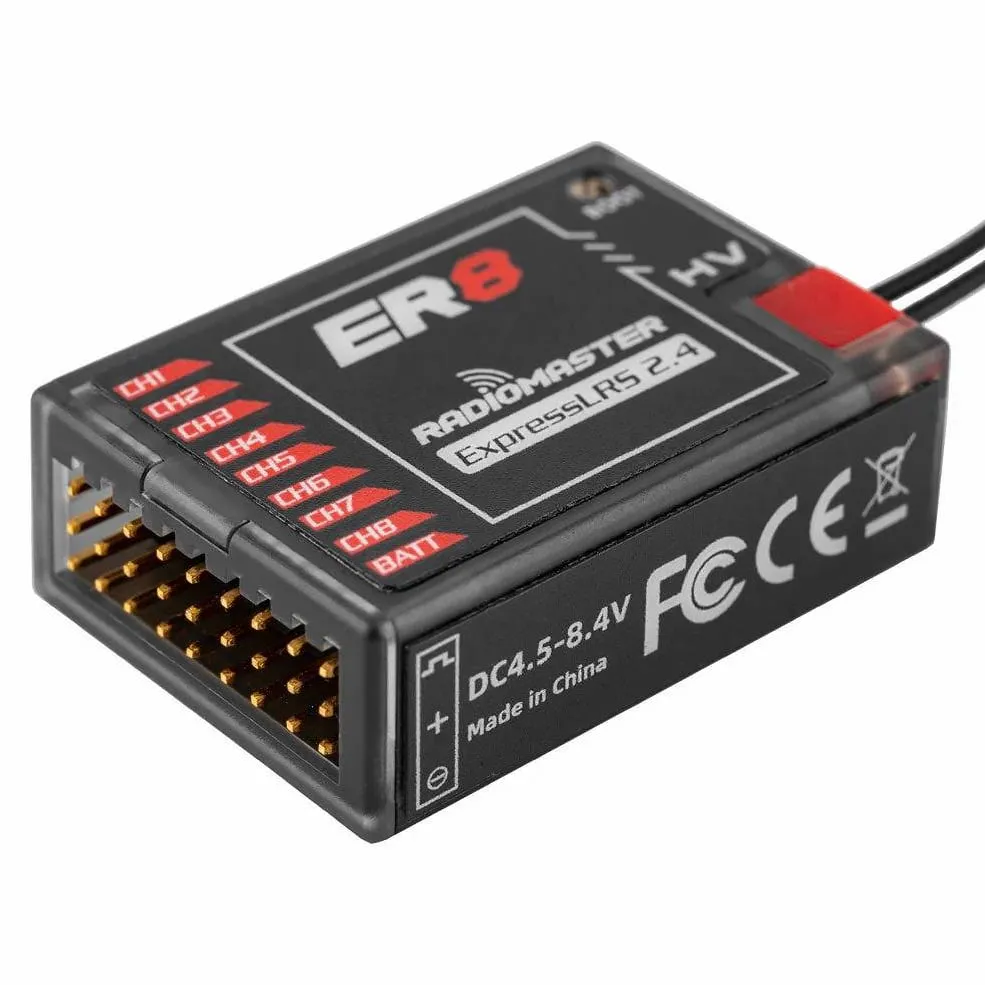 RadioMaster ER8 2.4GHz 8Ch ELRS PWM Receiver