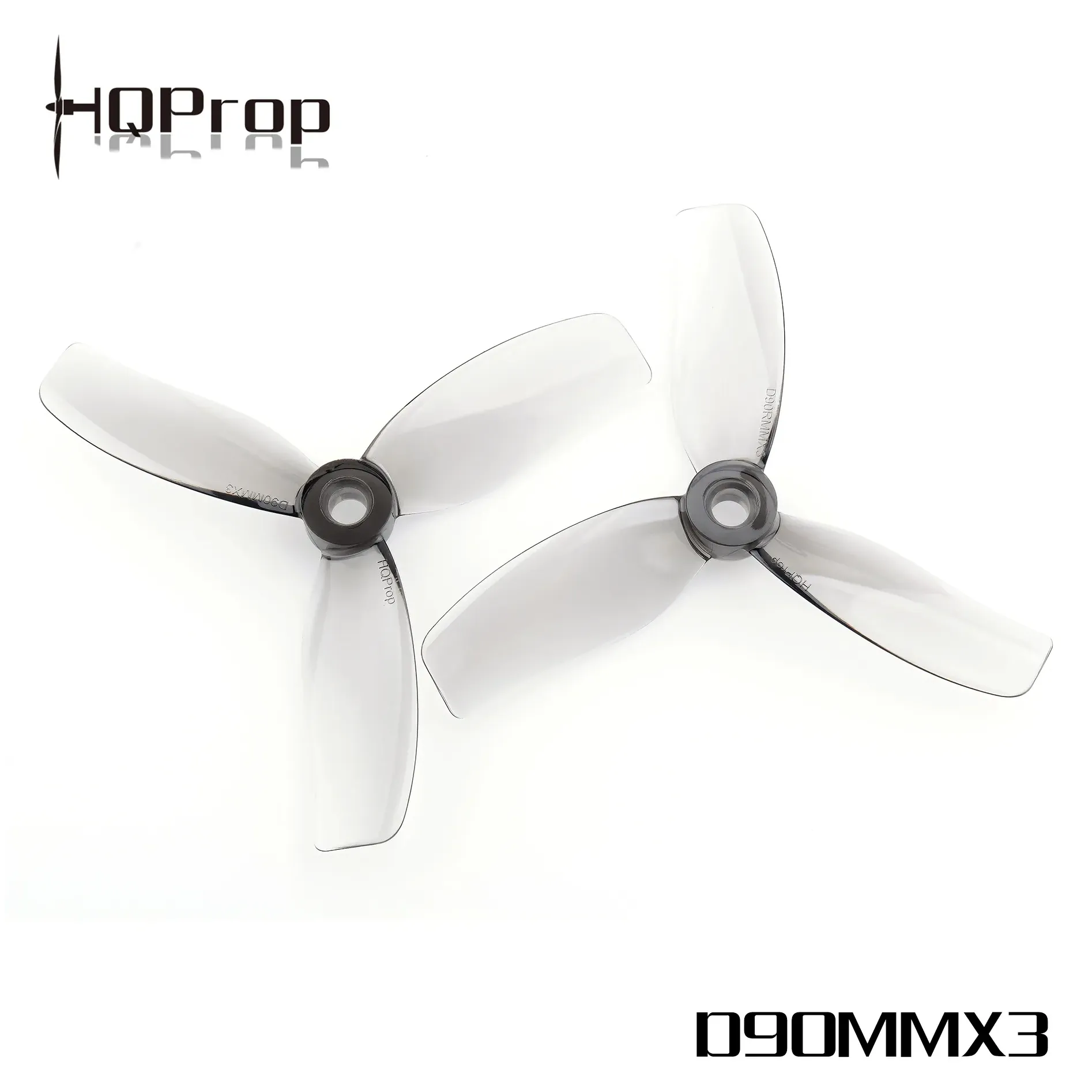 HQProp D90MMX3 Cinewhoop Propeller — Grey (2CW+2CCW)