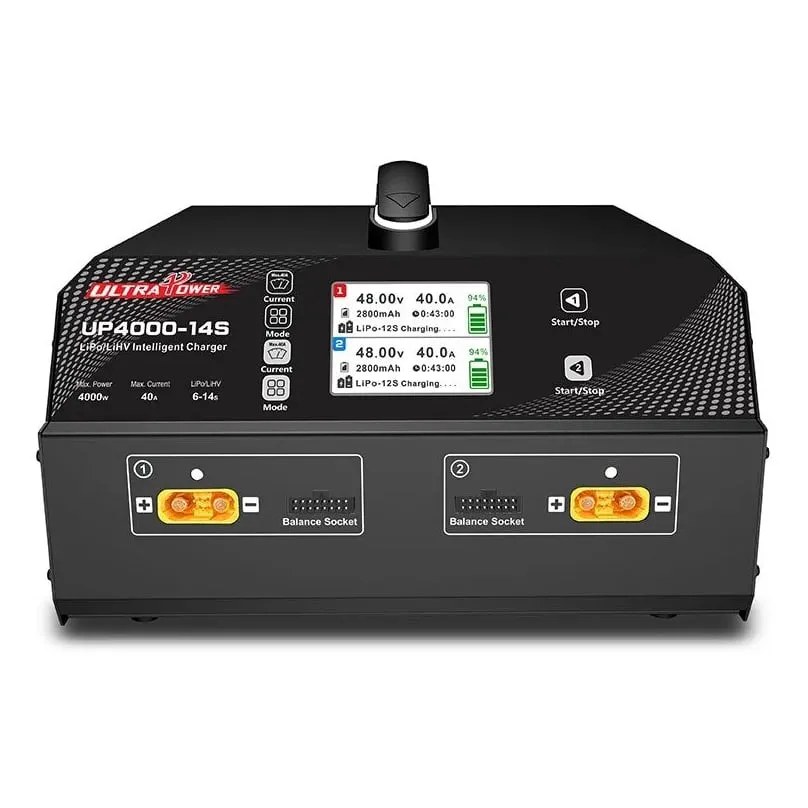 Ultra Power UP4000-14S 2x2000W 40A Dual-Channel 6-14S LiPo/LiHV Charger