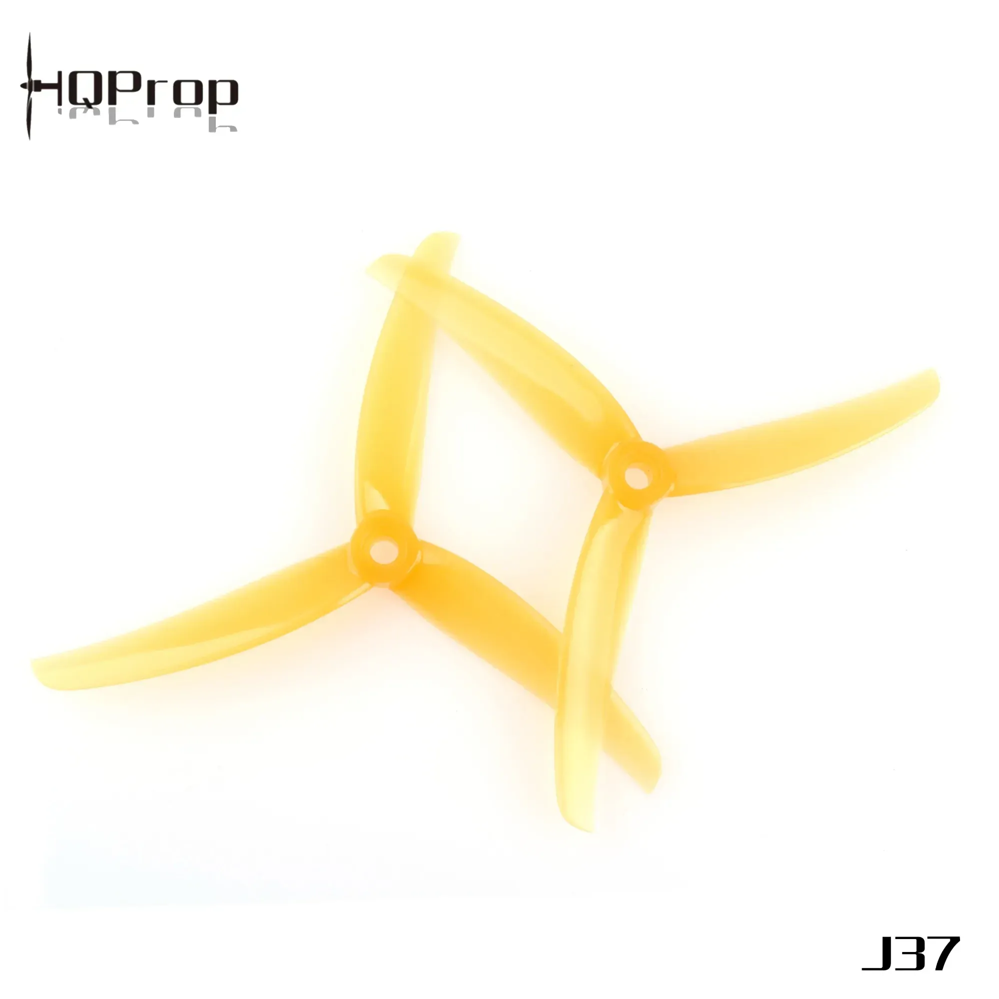 HQ Juicy Prop J37 Polycarbonate (2CW+2CCW) — Color: Orange
