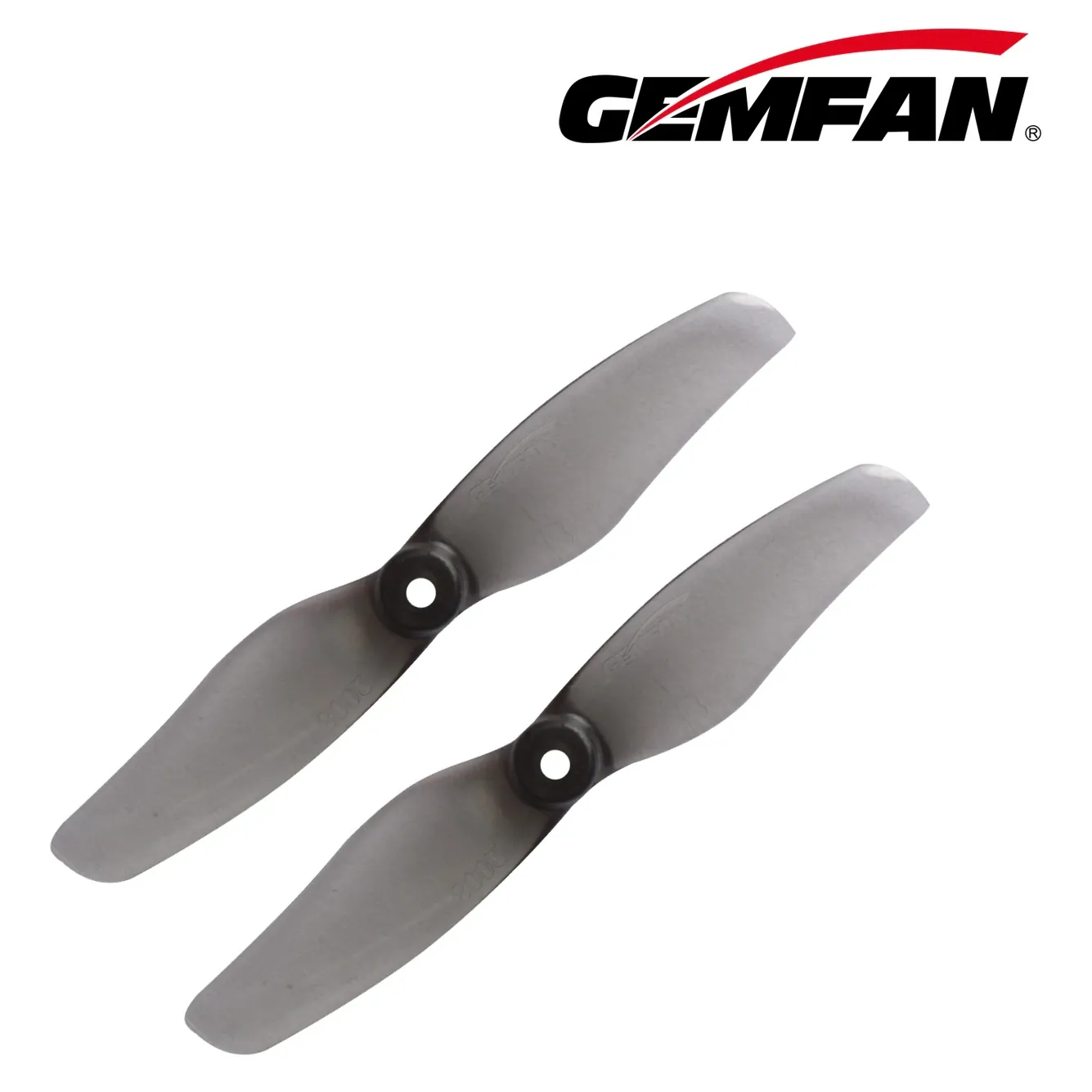 Gemfan Hurricane 2008-2 Propellers — Color: Clear Grey / Shaft: 1.5mm