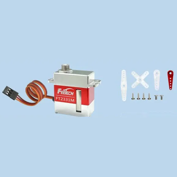 Feetech FT2331M 6V 4.5kg.cm Aluminium Case Steel Gear Digital Servo