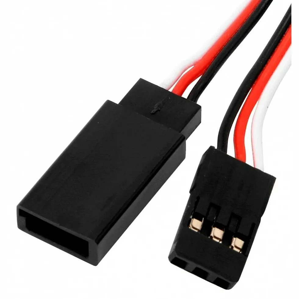 JR Male to Futaba Female Servo Extension Cable (30cm / 100cm)
