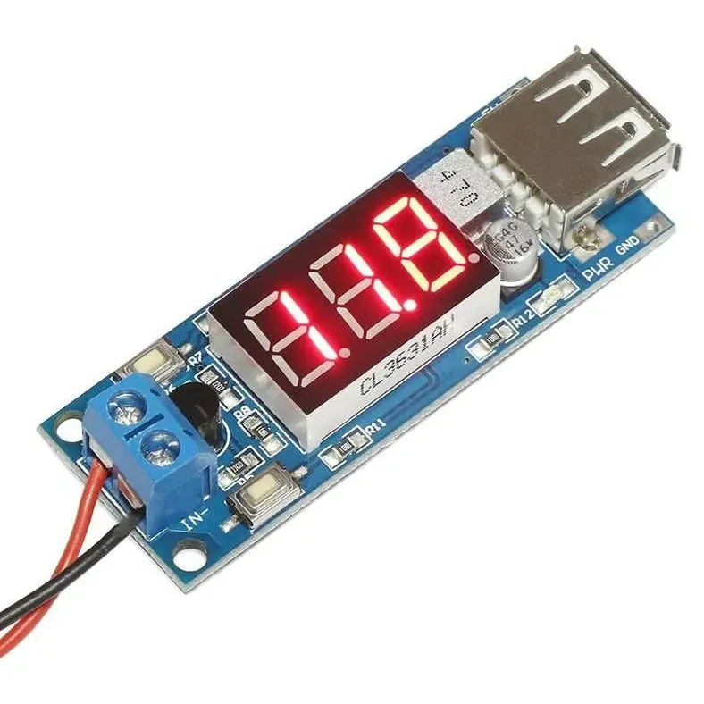 HW-318 12V to 5V DC-DC Buck Module with USB Output
