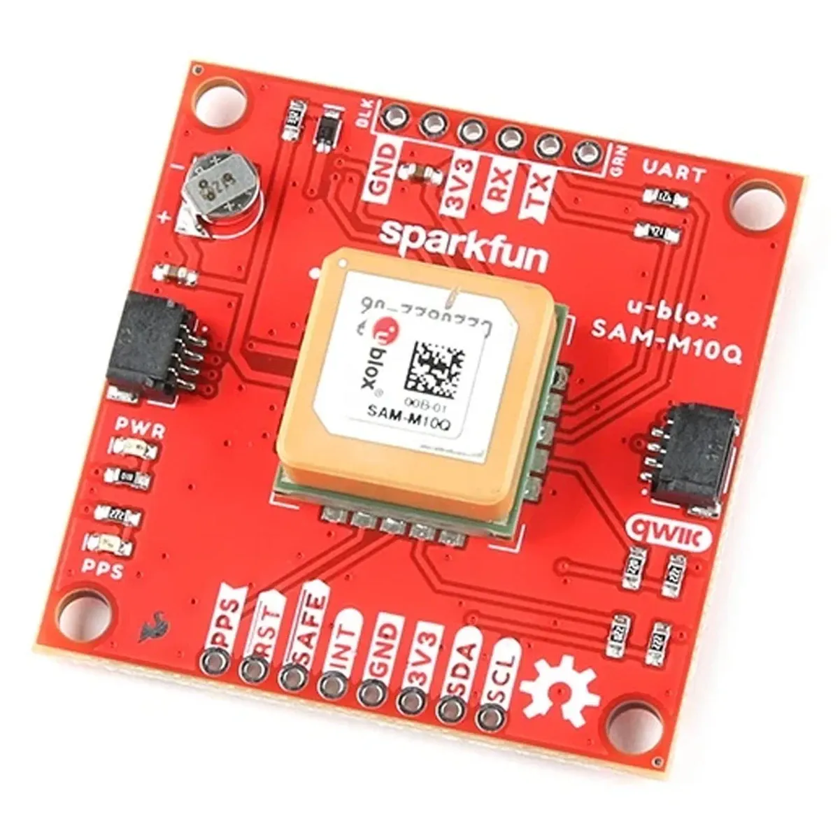 SparkFun GPS-21834 SAM-M10Q GPS Breakout, Chip Antenna (Qwiic)