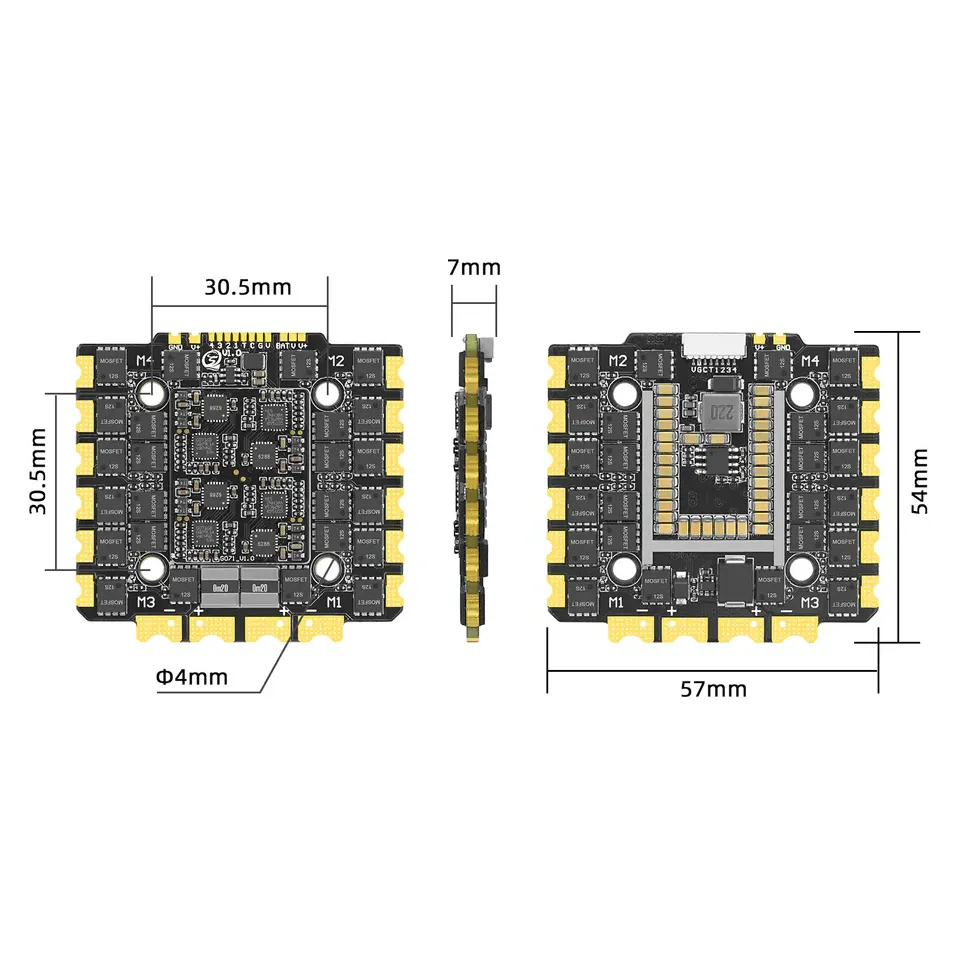SEQURE E130/E160 G2 12S 130A/160A BLHeli_32 ESC