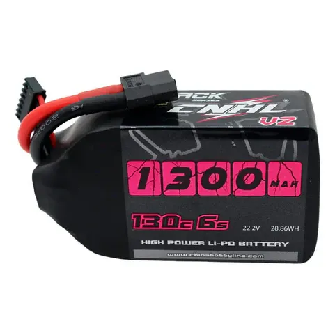 CNHL Black Series V2.0 1300mAh 22.2V 6S 130C Lipo Battery