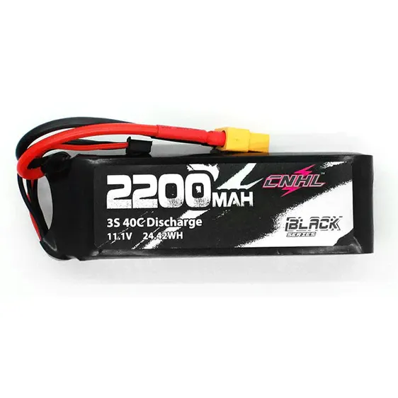CNHL Black Series 2200mAh 3S 11.1V 40C LiPo Battery (XT60)