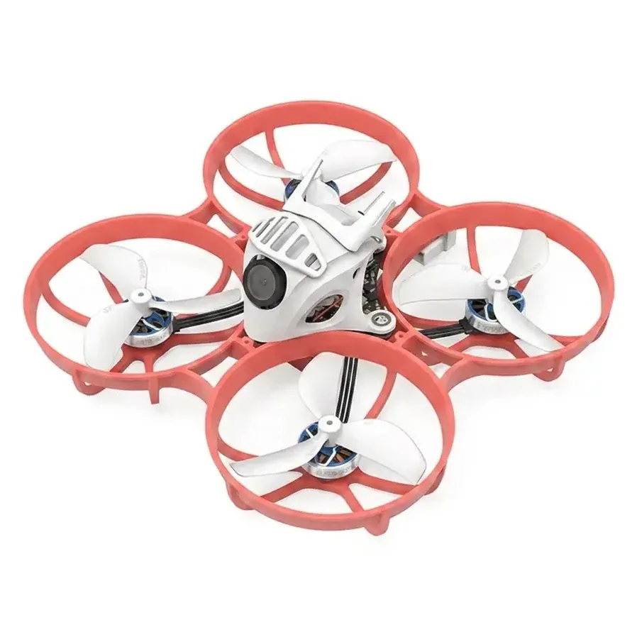 BetaFPV Meteor75 Pro Analog Whoop Quadcopter (ELRS 2.4GHz) — Frame Color: Red, Canopy Color: White