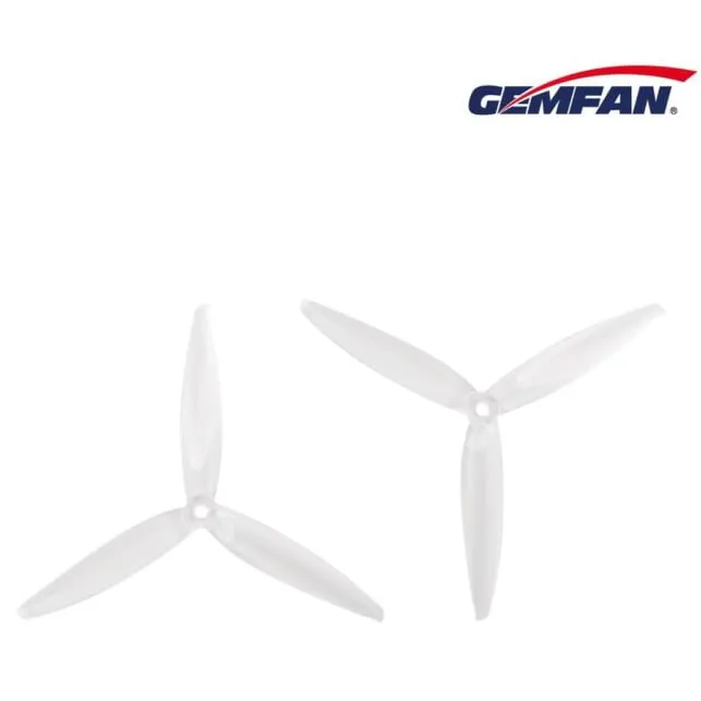 Gemfan Flash 7040 Durable 3-Blade Propeller — Color: Clear