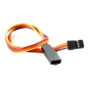 SafeConnect Flat 26AWG JR Servo Extension Lead (10-60cm)