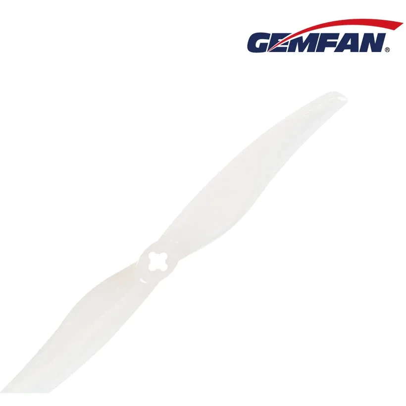 Gemfan LR 6026-2 Long Range Propeller (Set of 4 — 2CW+2CCW) — Size: 1.5mm / Color: Clear White, Size: 2mm / Color: Clear White
