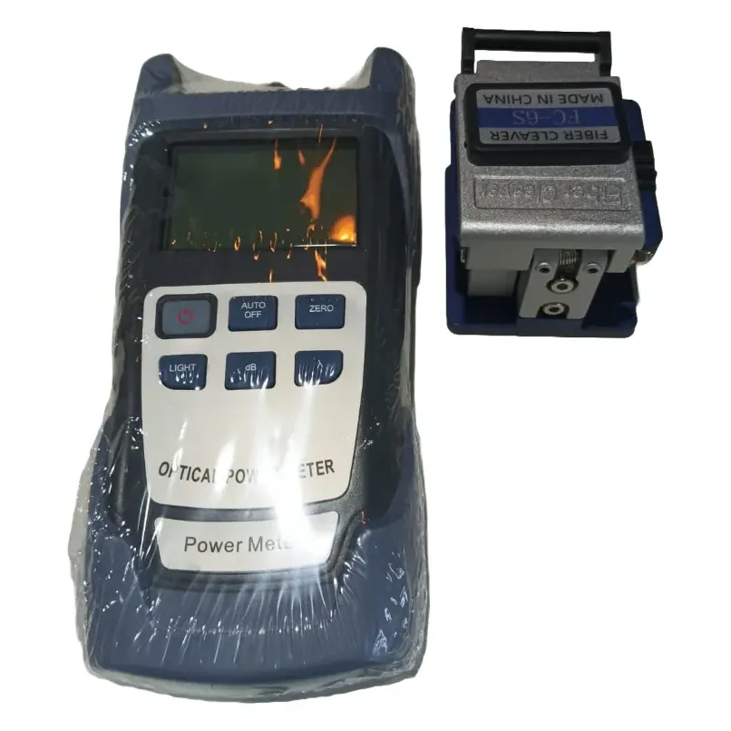 Optical Fiber Tool Kit with FC-6S Fiber Cleaver and Storage Bag