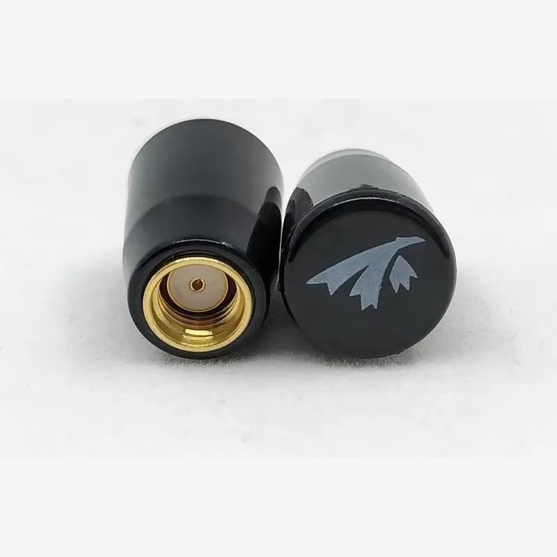 TrueRC Singularity 5.8GHz Stubby LHCP RP-SMA Antenna — Black (Pair)