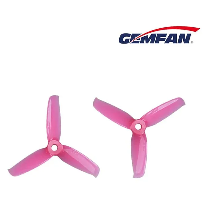 Gemfan Flash 3052 Tri-Blade 3" Prop (4 Pack — 2CW+2CCW) — Color: Pink