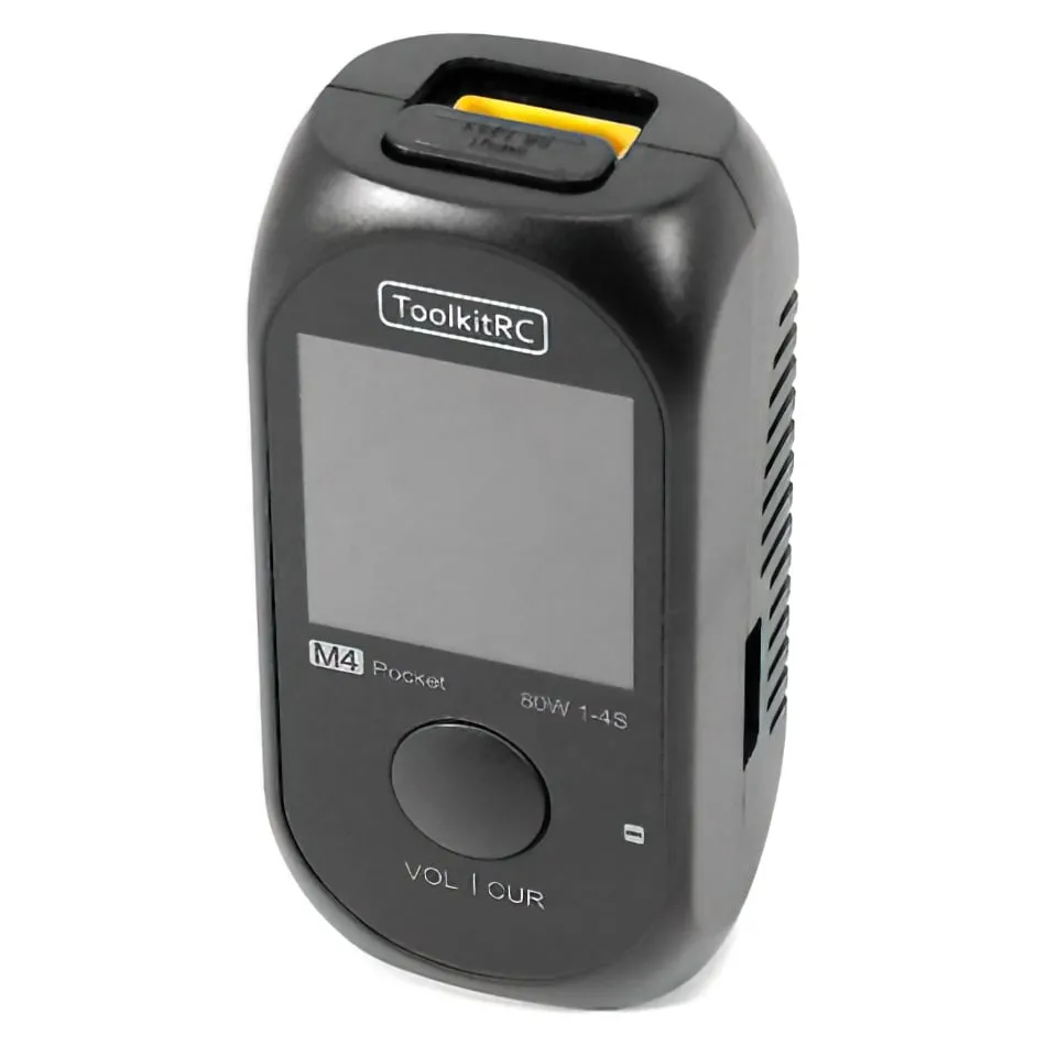 ToolkitRC M4 Pocket 80W 5A 1-4S Compact Balance Charger w/ Built-in USB-C