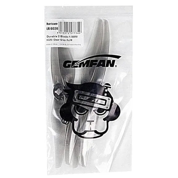Gemfan Hurricane LR 6026-2 Bi-Blade 6" Propeller