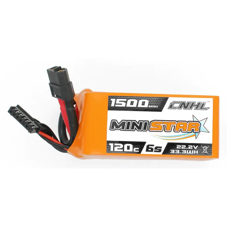 CNHL MiniStar 1500mAh 6S 22.2V 120C LiPo Battery