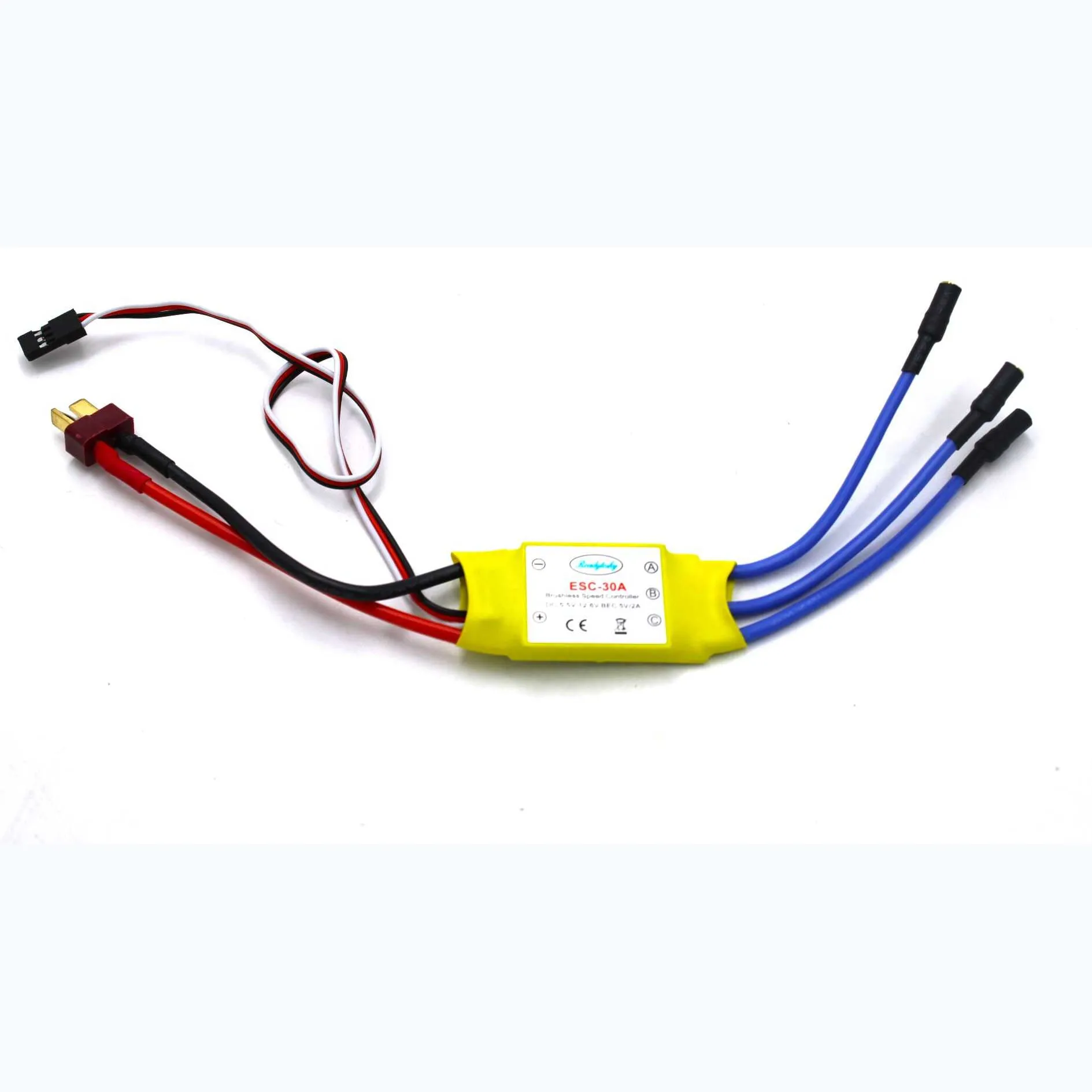 ReadyToSky 30A 2-3S Brushless ESC with T-Plug and 3.5mm Bananas
