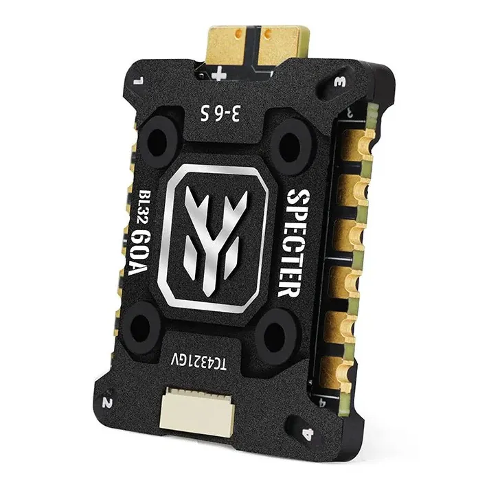 HGLRC SPECTER 60A 4-in-1 ESC 3-6S BL32 128K with Heat Sink
