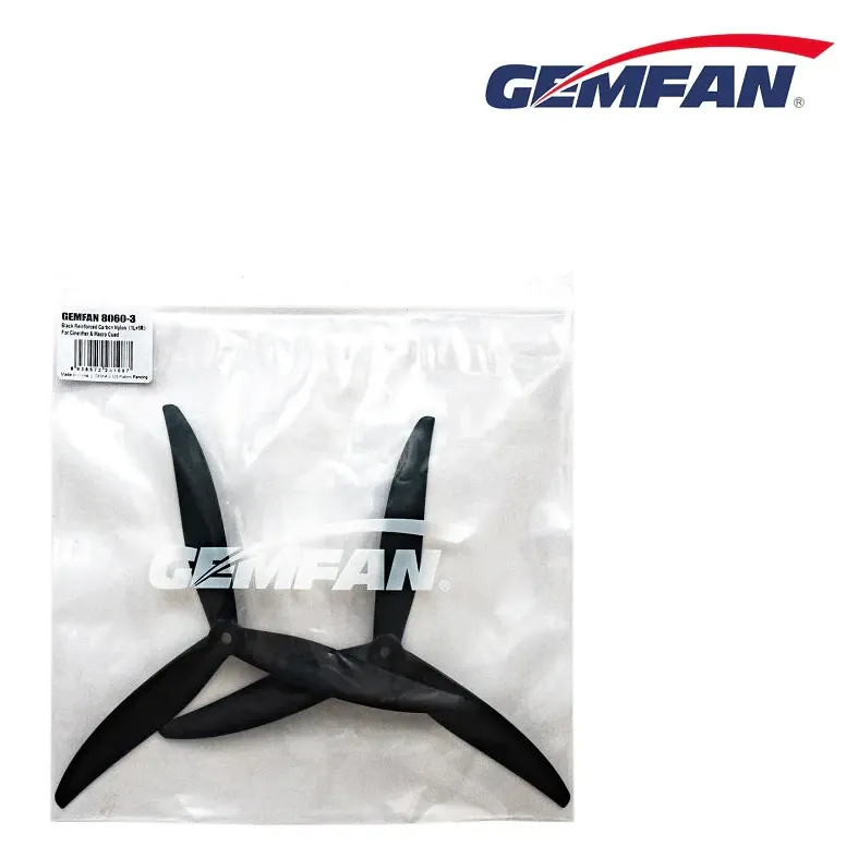 Gemfan Cinelifter 8060 3-Blade GFN Propeller (1 Pair — 1CW+1CCW)