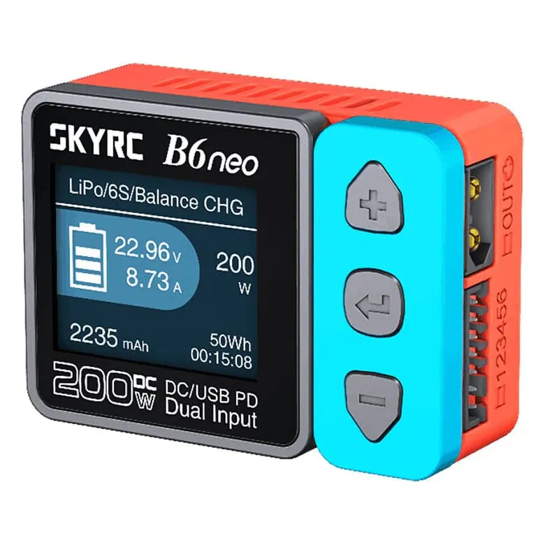 SkyRC B6 Neo 200W DC Smart Charger (DC/PD Dual Input)