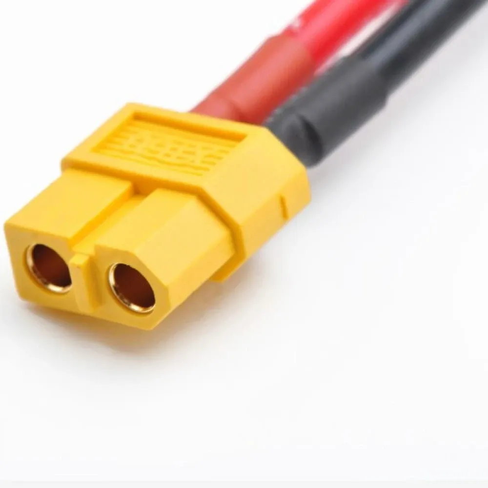 Amass XT60 Parallel Connector 1 Female to 2 Male, 14AWG