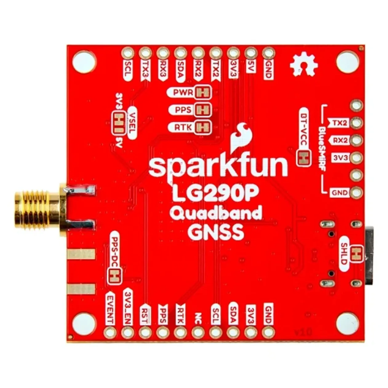 SparkFun GPS-26620 LG290P Quad-Band GNSS RTK Qwiic Breakout