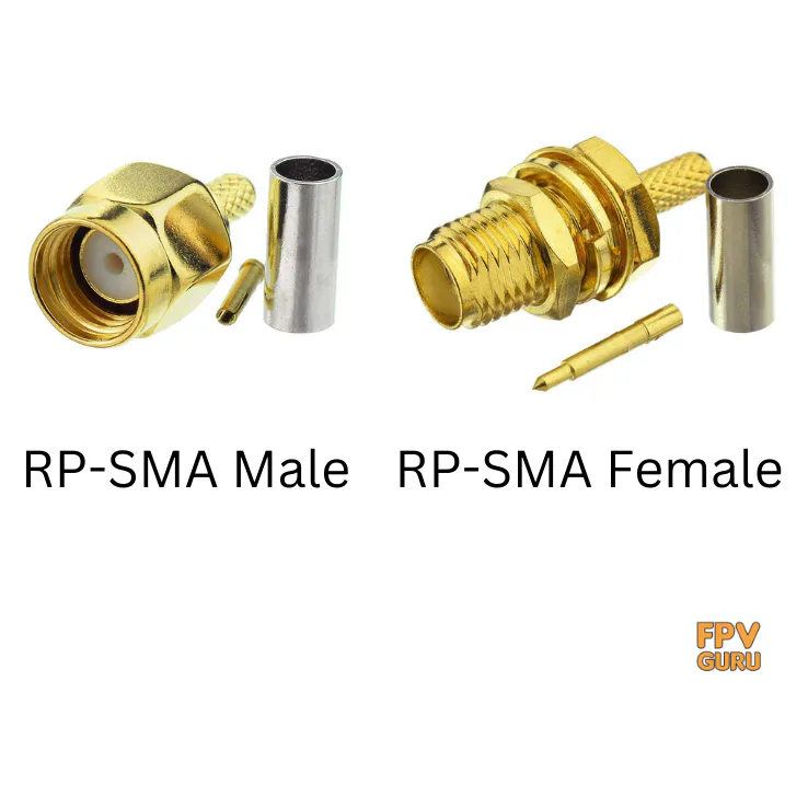 RP-SMA Male & Female Connectors for Coaxial Cable