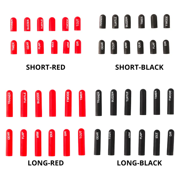 Labeled Silicone Switch Cover Set (12-Piece)