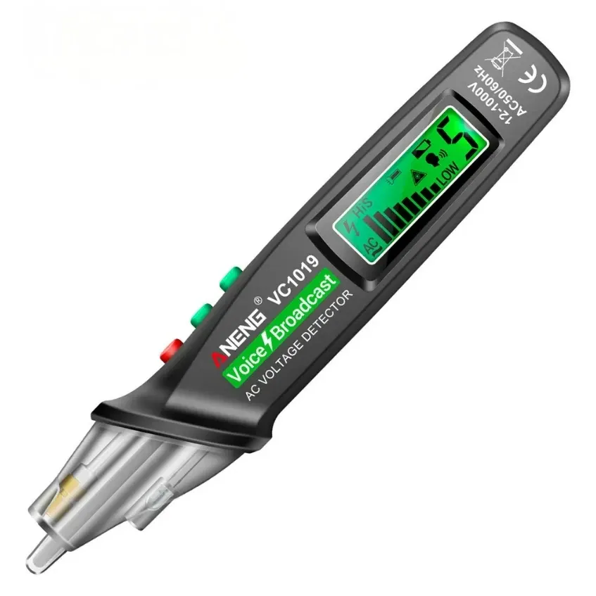 ANENG VC1019 Non-Contact Voltage Tester AC 12V-1000V with LCD
