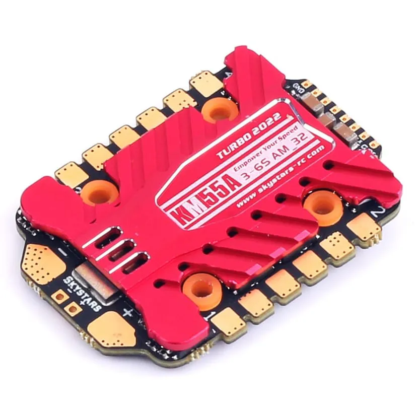 Skystars AM32 KM55A 55A 3–6S 20×20 4-in-1 ESC