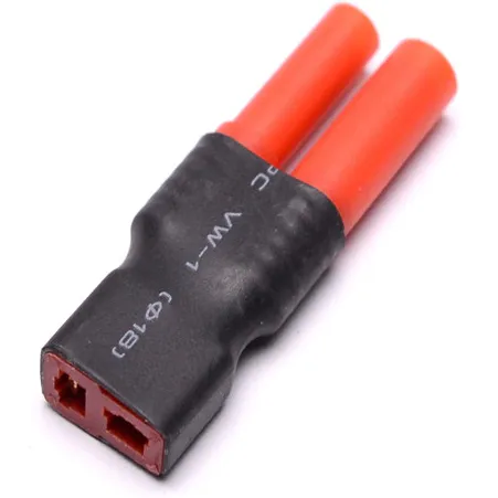 4mm Bullet to T-Plug Male Adapter