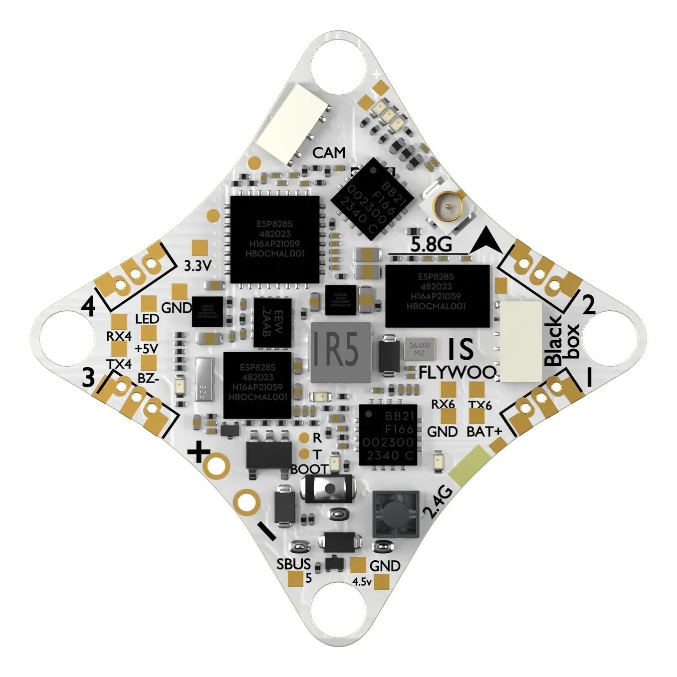 GOKU F405 ERVT 1S 5A 5-in-1 400mW ELRS AIO