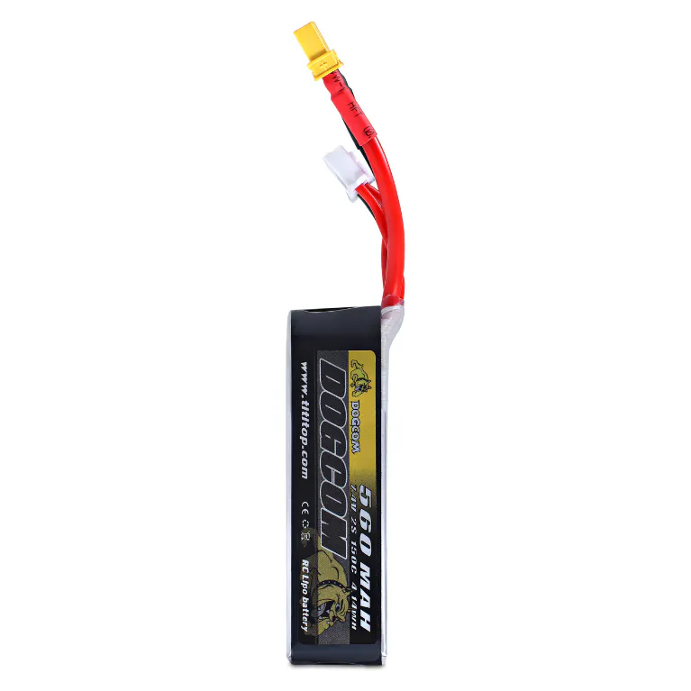 DOGCOM 2S 560mAh 150C 7.4V LIPO BATTERY XT30