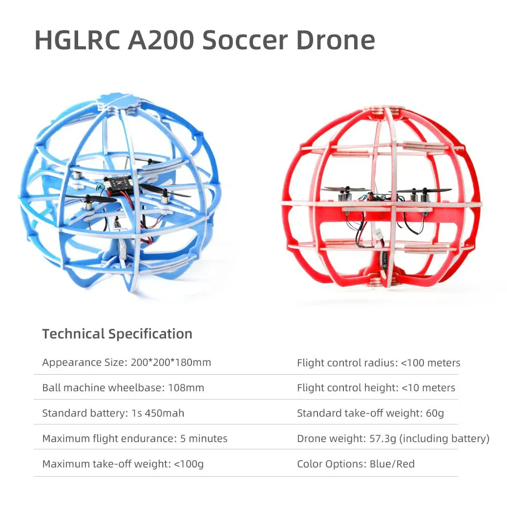 HGLRC A200 Soccer Ball DIY Drone Kit