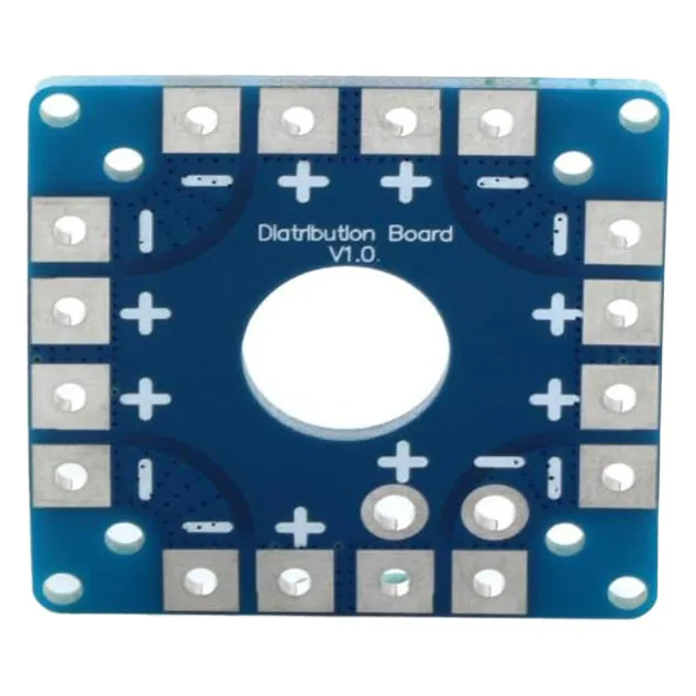 100A Multirotor Power Distribution Board — Connector: Bare (Solder Pads)
