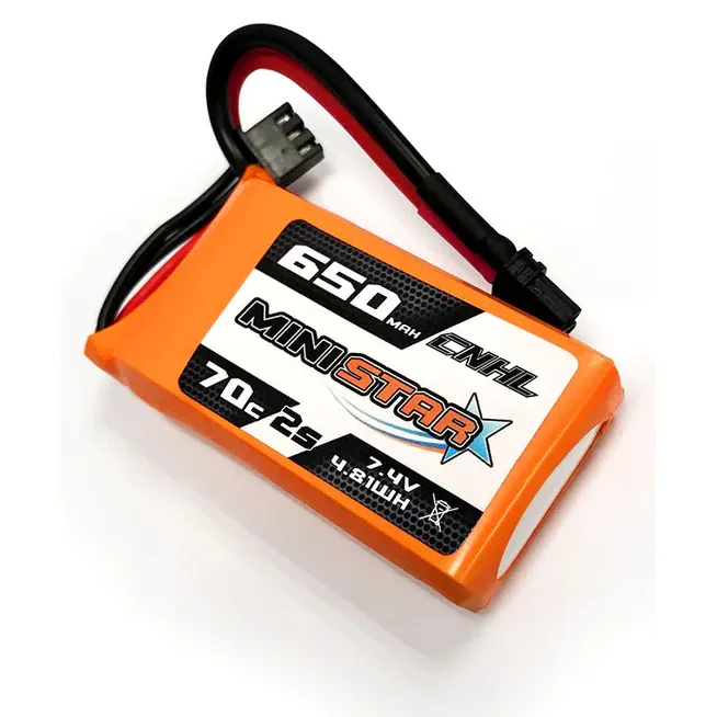 CNHL MiniStar 650mAh 2S 7.4V 70C LiPo Battery (XT30U)