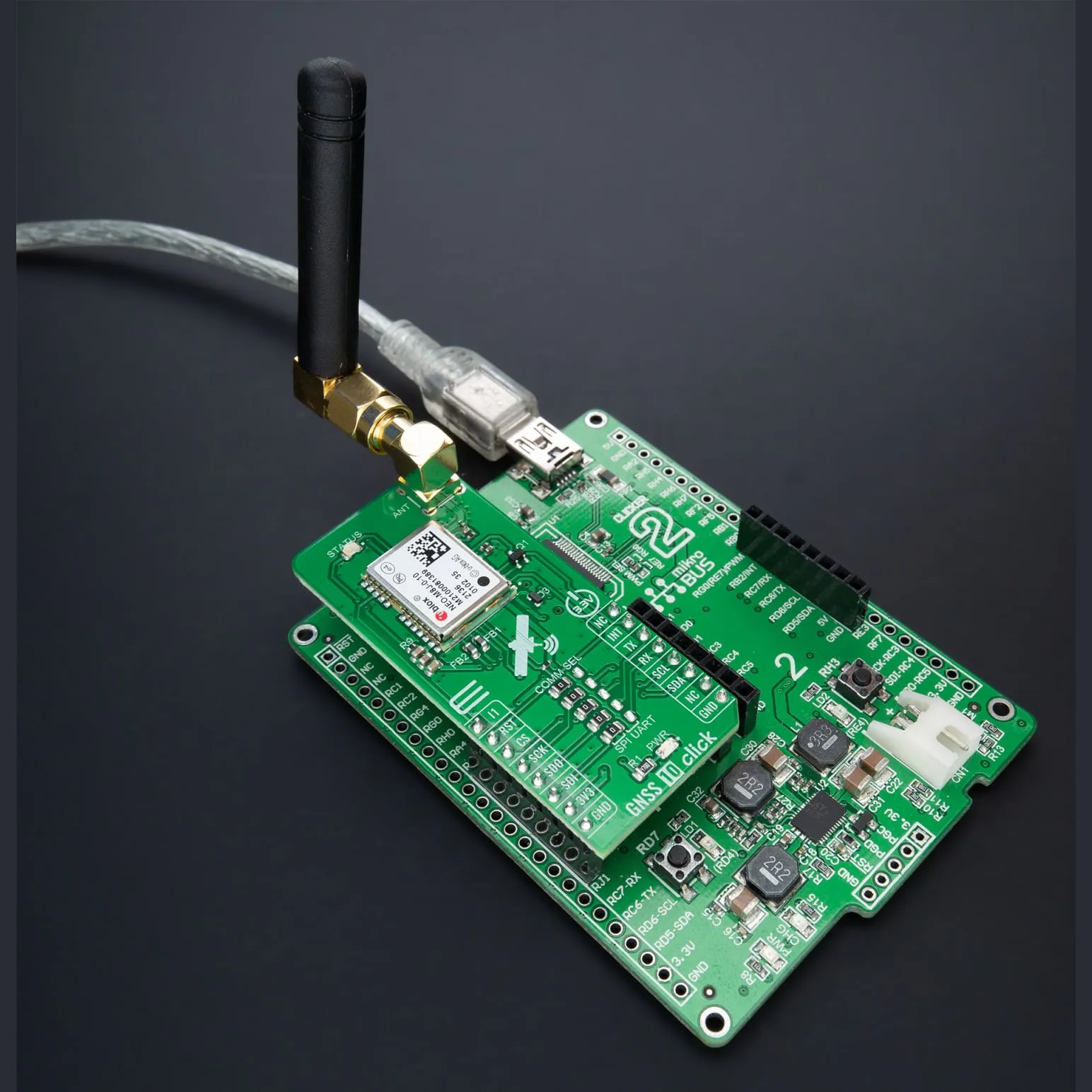 MIKROE GNSS 10 Click NEO-M8J Receiver