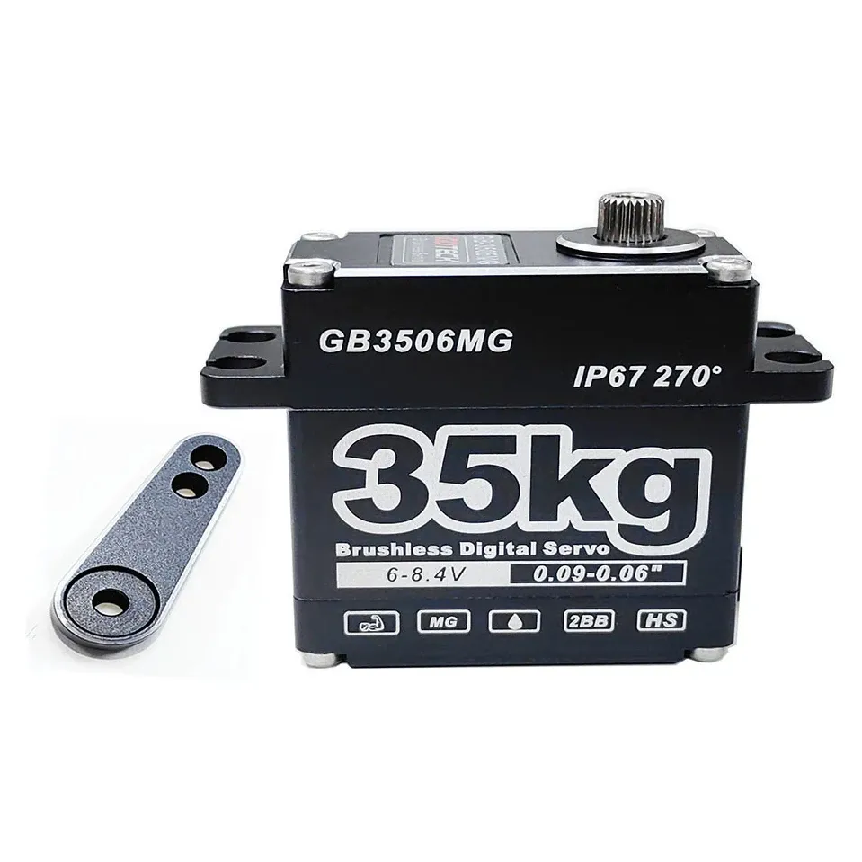 DYS Waterproof 35kg 8.4V Brushless Digital Servo (IP67) — Rotation: 270°