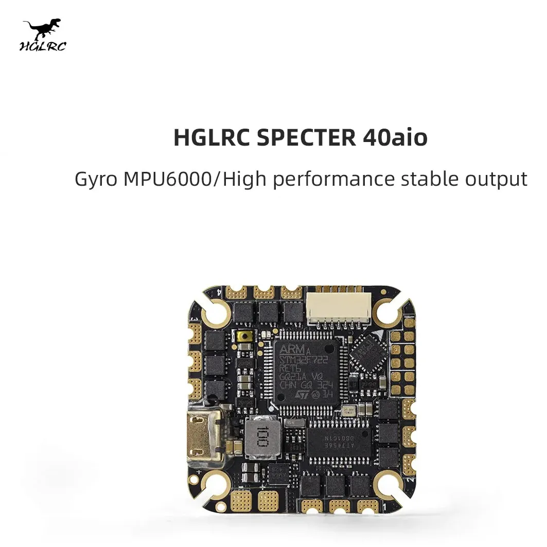 HGLRC Specter 40A AIO 4-6S Flight Controller (MPU6000)