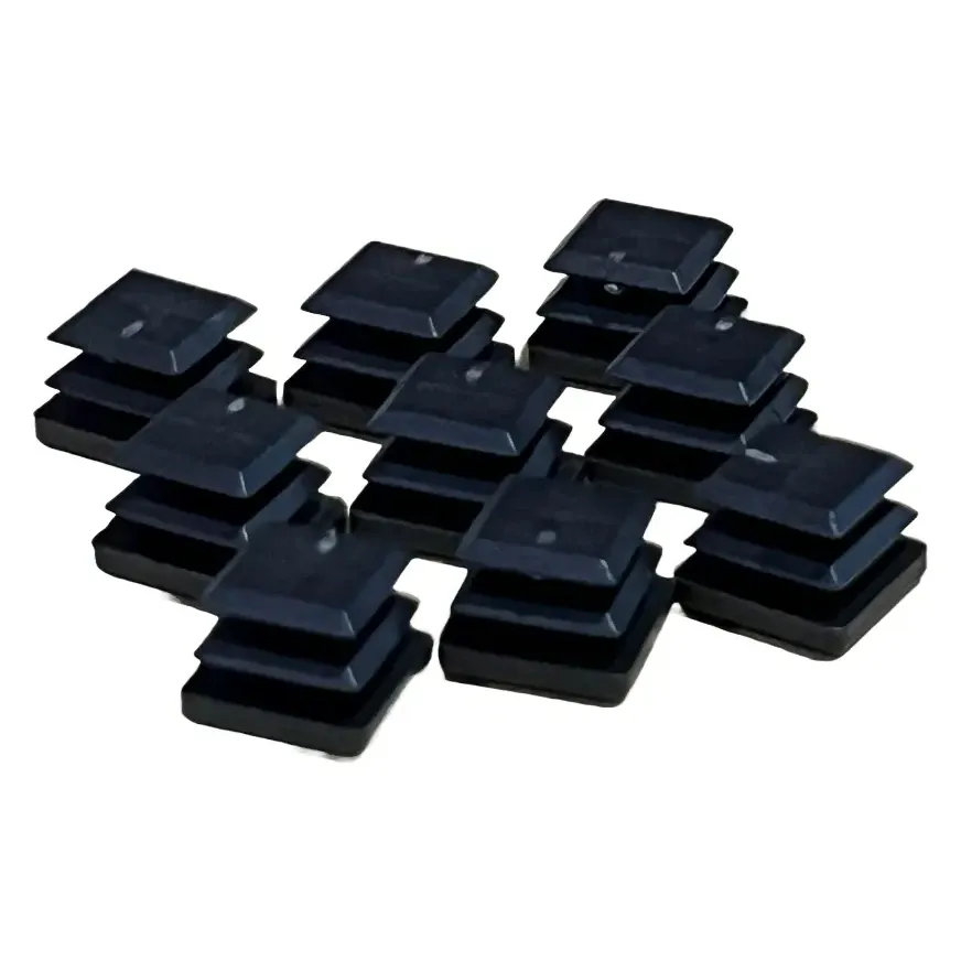 Black Plastic End Cap for Square & Rectangle Tubes