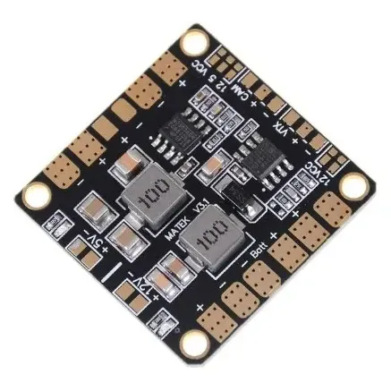 MATEKSYS Mini Power Hub PDB with 5V & 12V BEC