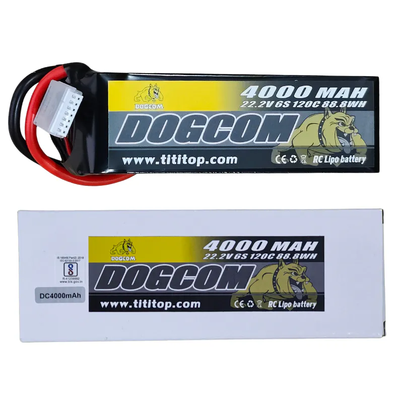 DOGCOM 6S 4000mAh 120C LiPo Battery (XT90)